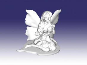 fata alato giocattoli cartoni animati 3d print model - Mito3D