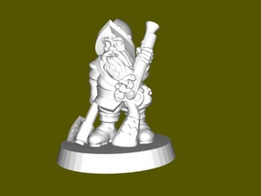 gnome fusilier jouets jeux 3d print model - Mito3D