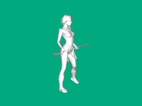 rogue female free 3d model - download stl file Toys People 3d print model - Mito3D