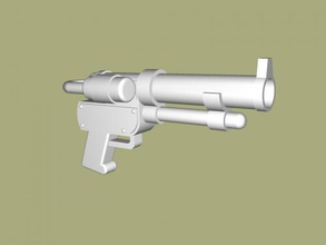 Steampunk Pistole frei 3d Modell download stl Datei Spielzeuge Waffe 3d print model - Mito3D