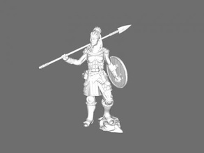 d&d warrior free 3d model - download stl file Toys Games 3d print model - Mito3D