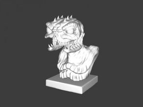 brundlefly bust free 3d model - download stl file Toys Films 3d print model - Mito3D