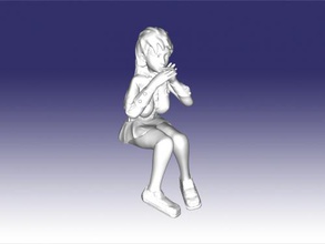 seated student free 3d model - download stl file Toys Cartoons 3d print model - Mito3D
