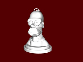 traurig Homer frei 3d Modell download stl Datei Spielzeuge Cartoons 3d print model - Mito3D