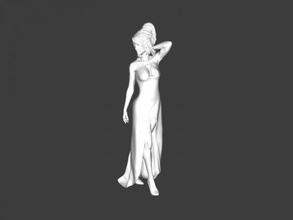 beautiful female free 3d model - download stl file Toys People 3d print model - Mito3D