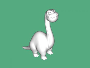 diplodocus toys cartoons 3d print model - Mito3D