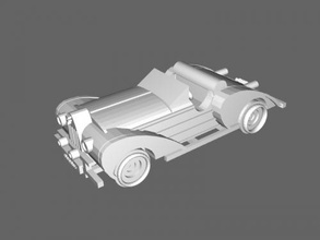 Clásico coche vehiculo gratis 3d modelo descargar stl expediente juguetes maquinaria 3d print model - Mito3D