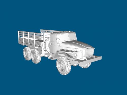 Ural 4320 Free 3D Print Details