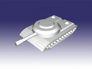 cool tank free 3d model - download stl file Toys Machinery 3d print model - Mito3D