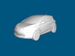renault zoe toys machinery 3d print model - Mito3D