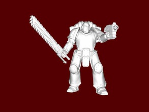 armored warrior toys games 3d print model - Mito3D