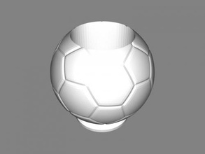 Ball Topf frei 3d Modell download stl Datei Zuhause Haus Zubehör 3d print model - Mito3D