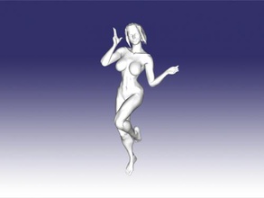 donna piercing giocattoli 3d print model - Mito3D