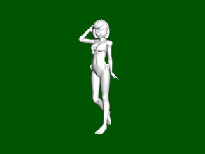 skinny girl toys cartoons 3d print model - Mito3D