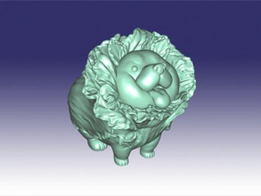 vegetable dog free 3d model - download stl file Toys Animals 3d print model - Mito3D