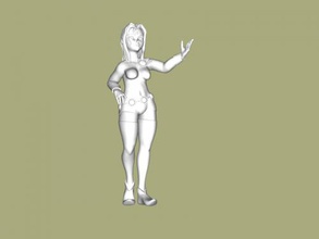 büyücü kadın gelecek Bedava 3 boyutlu model indir stl dosya oyuncaklar oyunlar 3d print model - Mito3D