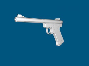 ruger işaret iv obj oyuncaklar silah 3d print model - Mito3D