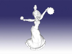 beautiful dancer free 3d model - download stl file Toys Cartoons 3d print model - Mito3D