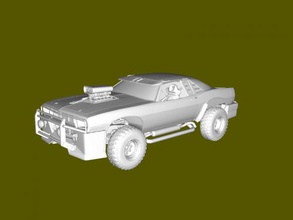lucha coche vehiculo gratis 3d modelo descargar obj expediente juguetes juegos 3d print model - Mito3D