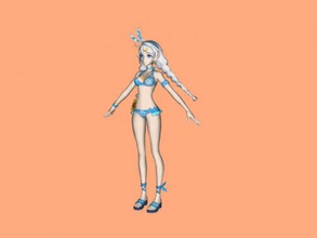 kiana bikini obj toys games 3d print model - Mito3D