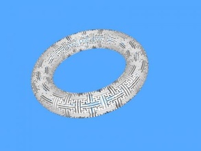 ring asian pattern free 3d model - download stl file Fashion Ornaments 3d print model - Mito3D