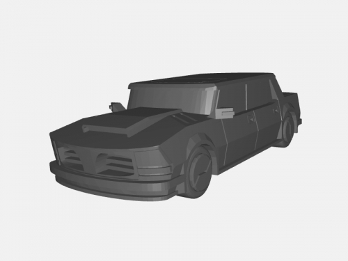 sedan jouets machinerie 3D print model - Mito3D