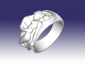 anel of amar moda enfeites 3d print model - Mito3D