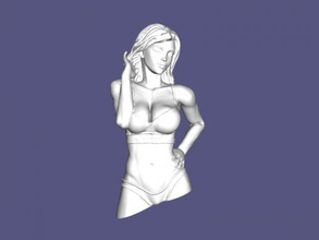 torso beautiful girl free 3d model - download stl file Toys People 3d print model - Mito3D
