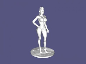 slender elf girl toys people 3d print model - Mito3D