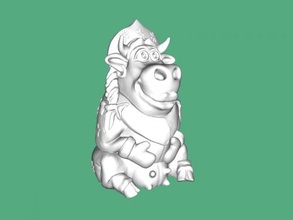 cow snow maiden free 3d model - download stl file Toys Cartoons 3d print model - Mito3D
