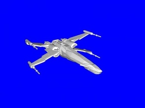 t-85 x-wing free 3d model - download stl file Toys Films 3d print model - Mito3D