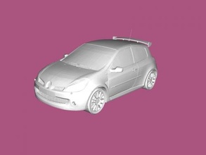 renault clio rs 3 toys machinery 3d print model - Mito3D