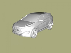 Hyundai Santa fe frei 3d Modell download stl Datei Spielzeuge Maschinen 3d print model - Mito3D