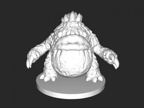 big monster free 3d model - download stl file Toys Cartoons 3d print model - Mito3D