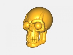 cráneo dientes gratis 3d modelo descargar stl expediente Arte escultura 3d print model - Mito3D