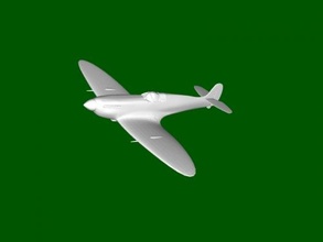 spitfire free 3d model - download stl file Toys Machinery 3d print model - Mito3D