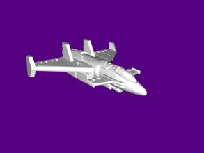 sci fi Bomber frei 3d Modell download stl Datei Spielzeuge Spiele 3d print model - Mito3D