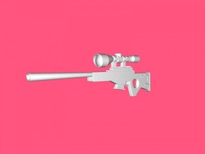 fortnite sniper rifle toys games 3d print model - Mito3D