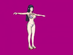 hinata bikini obj spielzeuge cartoons 3d print model - Mito3D