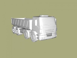 déverser camion iveco jouets machinerie 3d print model - Mito3D