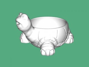 turtle candy dish free 3d model - download stl file Home Kitchen 3d print model - Mito3D