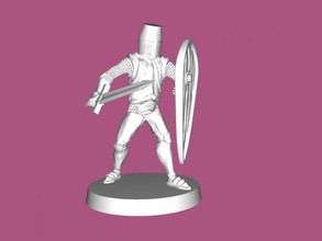 classic knight free 3d model - download stl file Toys People 3d print model - Mito3D