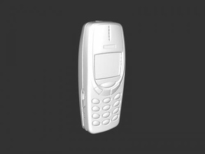 Nokia 3310 frei 3d Modell download stl Datei Gadgets Telefone 3d print model - Mito3D