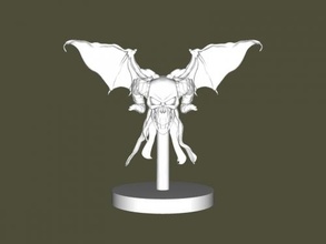 alado crânio brinquedos desenhos animados 3d print model - Mito3D