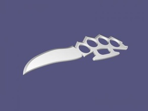 knifeknuckle toys weapon 3d print model - Mito3D
