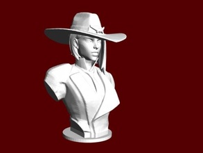 ashe bust free 3d model - download stl file Toys Games 3d print model - Mito3D