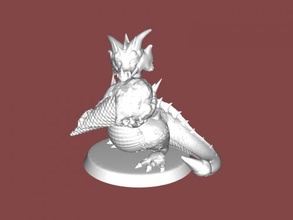 dragon glace crème libre 3d modèle Télécharger stl fichier jouets dessins animés 3d print model - Mito3D