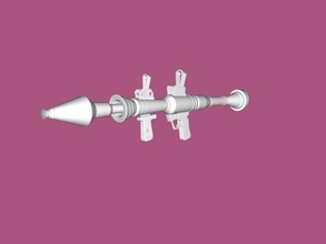 rocket launcher fortnite toys weapon 3d print model - Mito3D