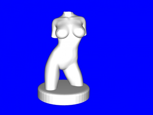 fine bust art sculpture 3D print model - Mito3D