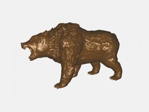 huge brown bear toys animals 3d print model - Mito3D